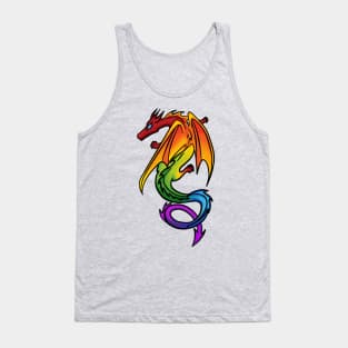 Rainbow LGBT Pride Dragon Tank Top